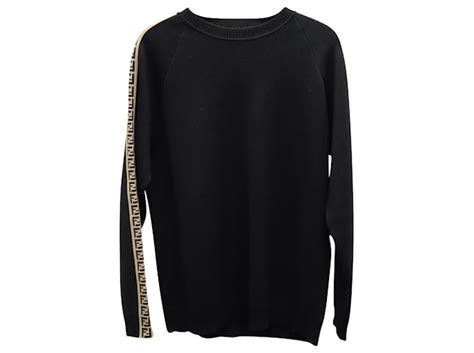 fendi pullover goldene seitenstreifen|Fendi online shopping.